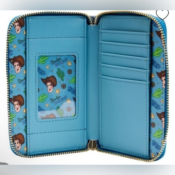 Loungefly Disney Toy Story Woodys Roundup Zip Around Wallet​ - Picture 4 of 6
